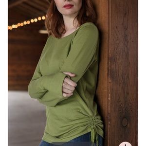 Evy’s Tree Turtle Green Layering Leaves Shirt 2X